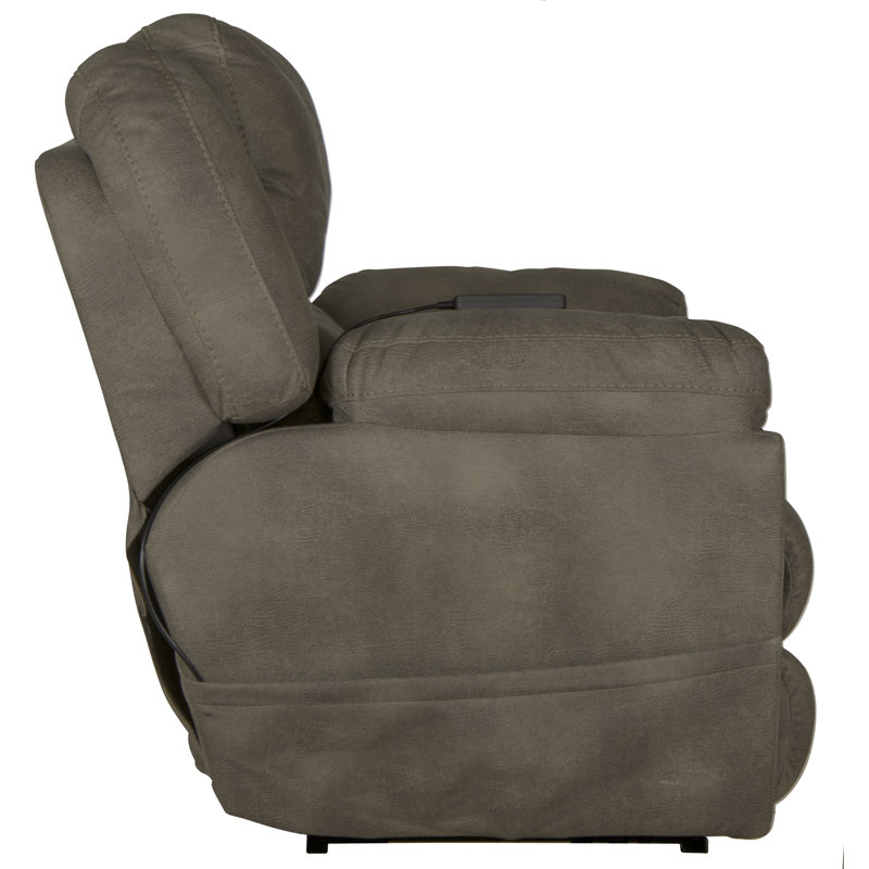 Lark Manor Booher Power Lay Flat Recliner with Adjustable Headrest